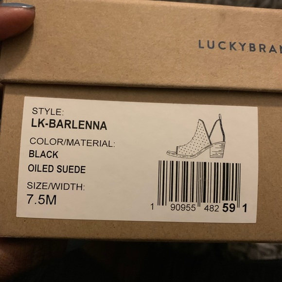 Lucky Brand open toe booties - Picture 4 of 5